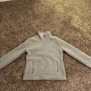 Marine Layer Gray Fuzzy Sweater